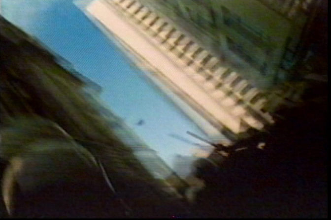 Jem Noble, Urupare Auaha, 2016. Digital image. SD transfer from Betamax video, Sleeping Dogs (Aardvark Films, 1977). Commissioned by Te Tuhi, Auckland