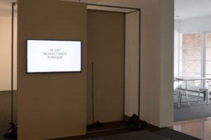 Agatha Gothe-Snape, EMPTY GESTURE (WITH SARAH RODIGARI), 2013. AGS.ppsx, 2013. From the POWERPOINTS CATALOGUE Microsoft PowerPoint file, endless loop with sound. Courtesy of the artist and The Commercial, Sydney. Photo by Sam Hartnett.