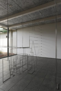 Yona Lee, Composition, 2012 (installation view). Stainless steel. Photo by Sam Hartnett.