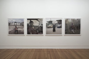 Pieter Hugo, Nollywood (installation view). Courtesy of Institute of Modern Art, Brisbane. Photo by Sam Hartnett.