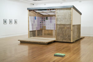 Kim Paton, Everything thought and remembered, 2007 (installation view). Large-scale wooden construction. Courtesy of the artist.