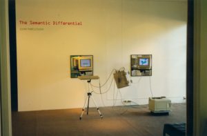 John Fairclough, The Semantic Differential, 2000 (installation view).