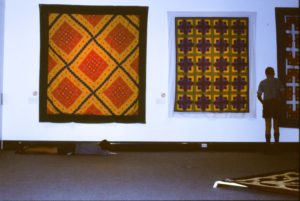 Pacific Threads: An exhibition celebrating traditional and contemporary Cook Island tivaevae, 1989 (installation view).