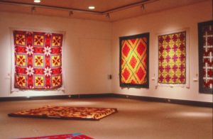 Pacific Threads: An exhibition celebrating traditional and contemporary Cook Island tivaevae, 1989 (installation view).