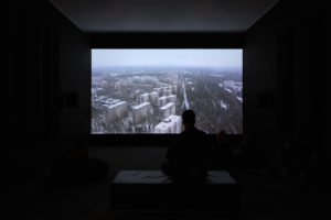 Raúl Ortega Ayala, The Zone, 2020 (installation view). Single channel HD video, 5:1 sound. 36 mins 2 secs. Photo by Sam Hartnett