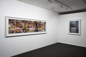 Neil Pardington, Land and Marine Mammal Store, Museum of New Zealand Te Papa Tongarewa, 2006 (installation view). LED/C-Print, triptych. Courtesy of Nadine Milne Gallery, Queenstown. Photo by Sam Hartnett.
