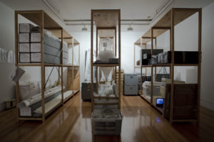 The Estate of L. Budd, The full archive of extant works from The Estate of L.Budd (installation view). Mixed media. Courtesy of The Estate of L. Budd in association with Michael Lett, Tāmaki Makaurau Auckland. Photo by Sam Hartnett.
