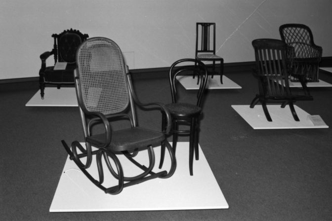 The History of the Chair, 1984 (installation view).
