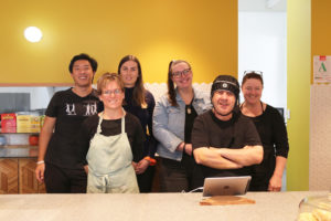 Te Tuhi Café team, 2020. Photo by Misong Kim.