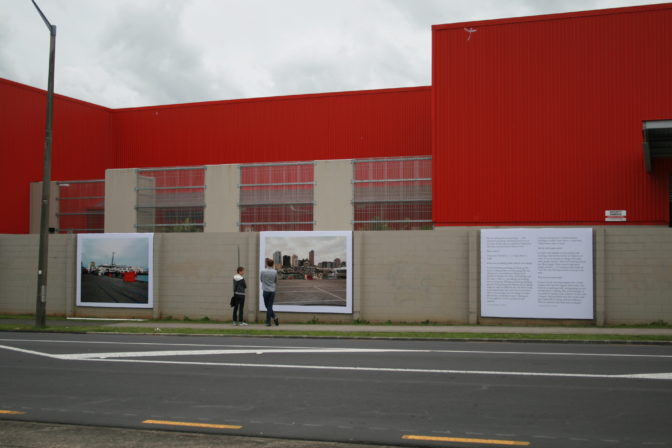 Fiona Amundsen & Tim Corballis, Si C’est (if it is), 2009 (installation view). Inkjet billboard prints.