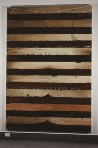 Shane Cotton, Untitled, 1995 (installation view).