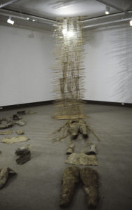 Shona Rapira Davies, The Cicada Tree, 1994 (installation view).
