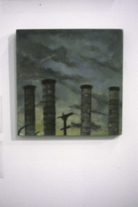 Zarahn Southon, Four Chimneys with Gull (installation view).