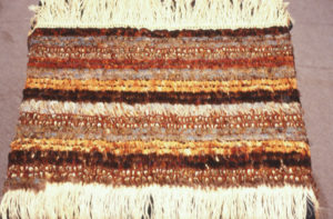 Pearl Ormsby, Korowai, 1990 (detail), cloak, pheasant feathers, 1100mm x 1145mm