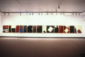 Colin McCahon, The Second Gate Series, 1962 (installation view). Courtesy of National Art Gallery (Te Papa Tongarewa).