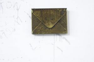 Donna Hoyle, A Letter Box. Bronze sheet construction.