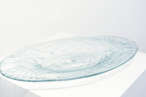 Jenny McLeod, Oval Platter, plate glass