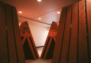 Paratene Matchitt, Papa Kāinga, 1987 (installation view).