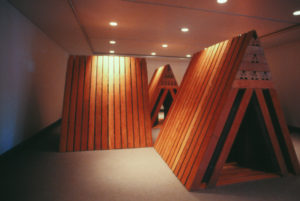 Paratene Matchitt, Papa Kāinga, 1987 (installation view).