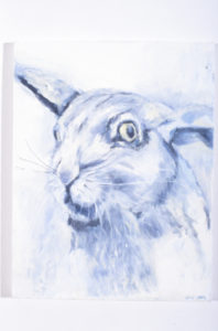 Séraphine Pick, Rabbit, 2002, oil on canvas, courtesy of the Hamish McKay Gallery
