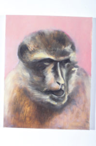 Séraphine Pick, Monkey, 2002, oil on canvas
