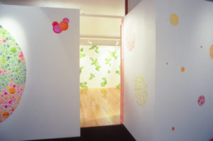 Sara Hughes, dot•land, 2002 (installation view)