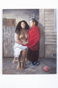 Zarahn Southon, Mother and Child, 2003, oil on canvas, courtesy of Milford Gallery