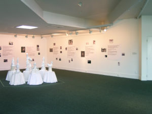 Andrea Gardner & Evelyn Reilly, The Ecopoetics of Peep, 2006 (installation view).