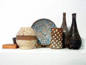 Lauren Winstone, Dynasty, 2005 (detail). Saggar fired earthenware. Courtesy of the artist & Mary Newton Gallery.