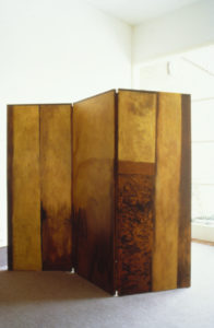 Colin McCahon, Untitled, 1976 (installation view). Acrylic on board.