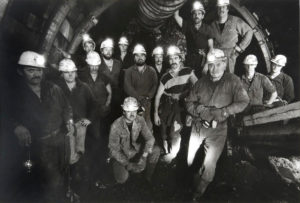 David Cook, The Rotowaro Shift at a coal-face, Huntly West Mine, 1985. Photograph.