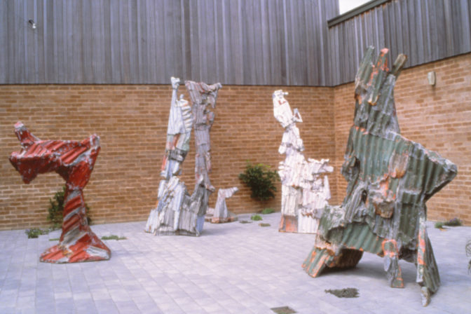 Jeff Thomson: Galvo Country, 1987 (installation view).
