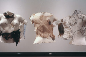 Adrienne Rewi, Soul Covers, 1988 (installation view). Paper, mixed media.