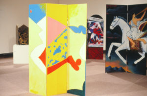 The Folding Image, 1985 (installation view).