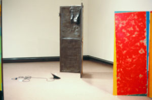 The Folding Image, 1985 (installation view).