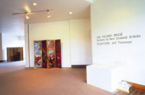 The Folding Image II, 1987 (installation view).