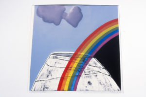 Pat Hanly, Rainbow Over Eden, 1972. Monoprint.