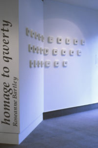 Roseanne Bartley, Homage to Qwerty, 1998 (installation view).