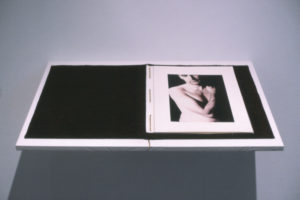 Georgina Blincoe, Untitled bookwork, 1999 (installation view).