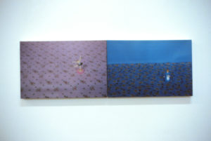 Kirstin Ledington, Untitled I & II, 1999 (installation view).