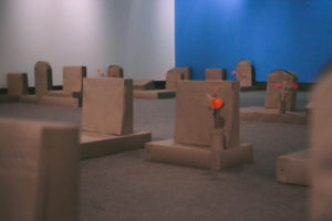 Lauren Lysaght: Outcomes, 1999 (installation view).