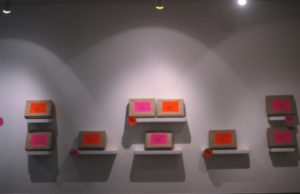 Lauren Lysaght, Outcomes, 1999 (installation view).