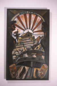 Nigel Brown, Sure to Rise, 1989. Oil on board. 1260mm x 760mm.
