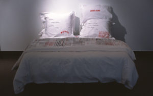 Nora West, Bedtime Reading, 1999 (installation view).
