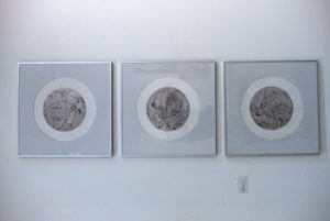 Richard Hoare, Doomsday Plate Series, 1999 (installation view).