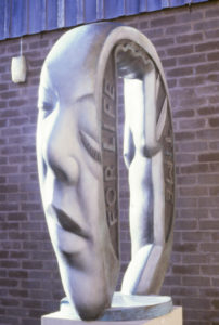 Terry Stringer, Life, 2000 (installation view). Bronze.