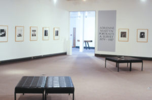 Adrienne Martyn: Portraits A Survey 1979-1987, 1990 (installation view).