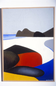 Don Binney, Beach, Te Henga, 1963. Oil on board. 905mm x 640mm.