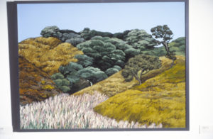 Don Binney, Joyful Summer, Te Henga, 1974. Oil on canvas. 760mm x 1010mm.