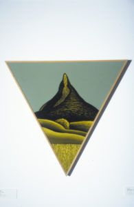 Don Binney, Tokatoka Triangle, 1980. Oil on canvas.